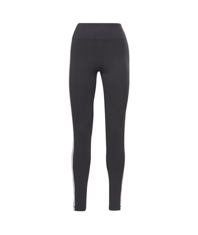 Mallas largas Reebok Piping Cotton W Black
