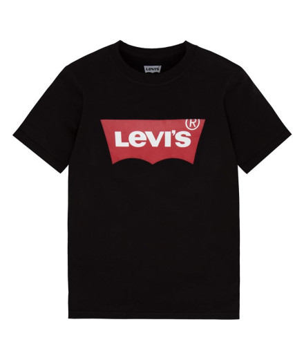 Camiseta Levi's Batwing Manga corta Boy Negra