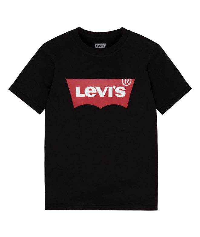 Camiseta Levi's Batwing Manga corta Boy Negra