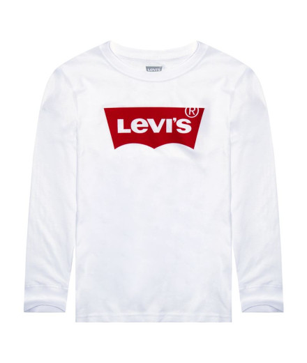 Camiseta Levi's Batwing Manga larga Boy White