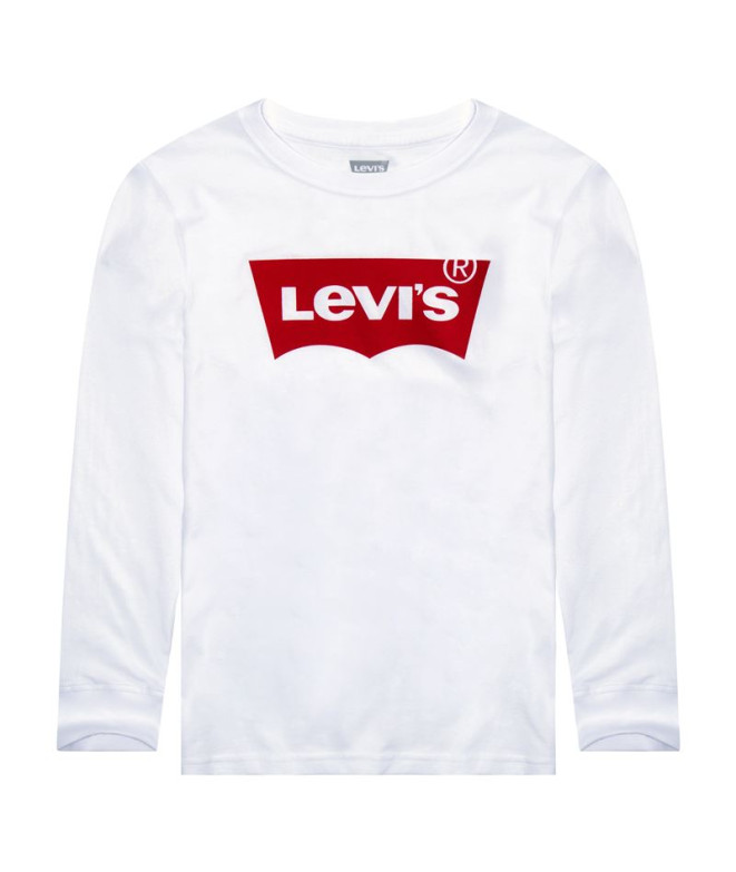 Camiseta Levi's Batwing Manga larga Boy White