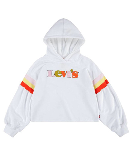 Sudadera Levi's Full Sleeve High Rise Girl White