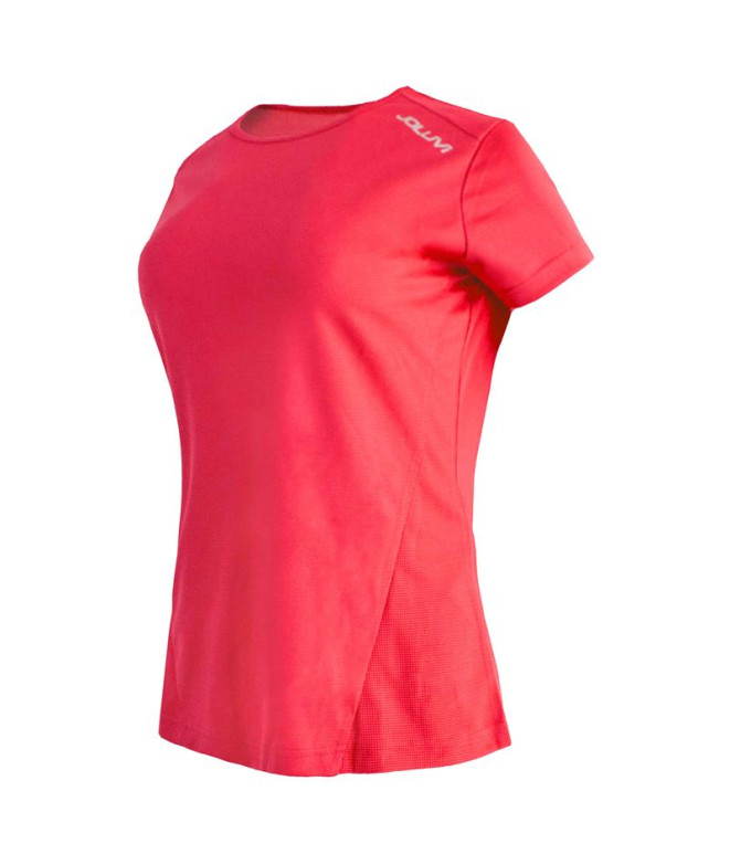 Camiseta de running Joluvi Runplex W Rosa