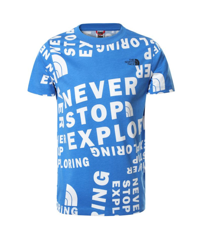 Camiseta The North Face Simple Dome Jr Blue