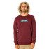Sudadera Rip Curl Surf Revival Box M Dark red