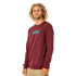 Sudadera Rip Curl Surf Revival Box M Dark red