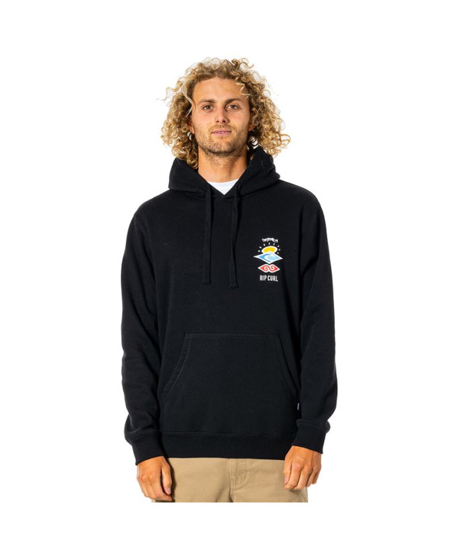 Sudadera con capucha Rip Curl Search Icon M Black