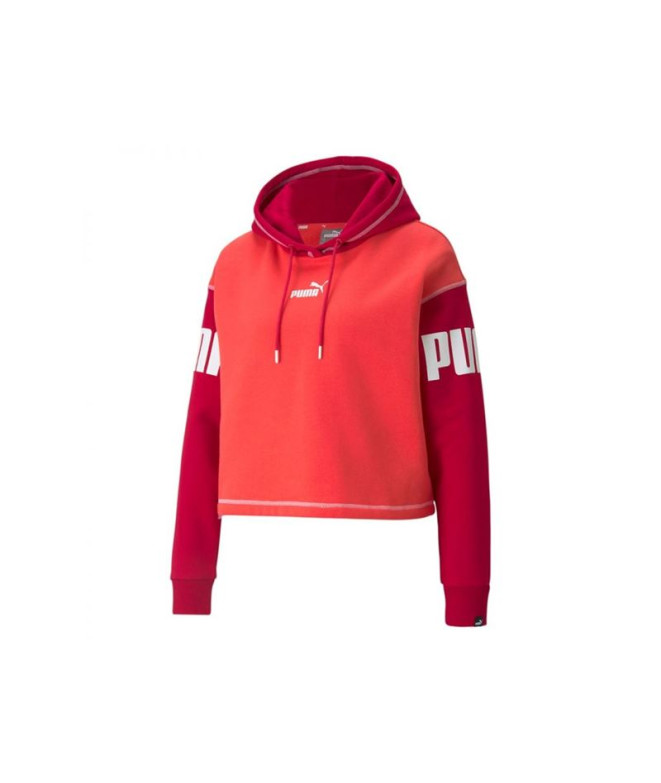 Sudadera Puma Power Fl Fucsia