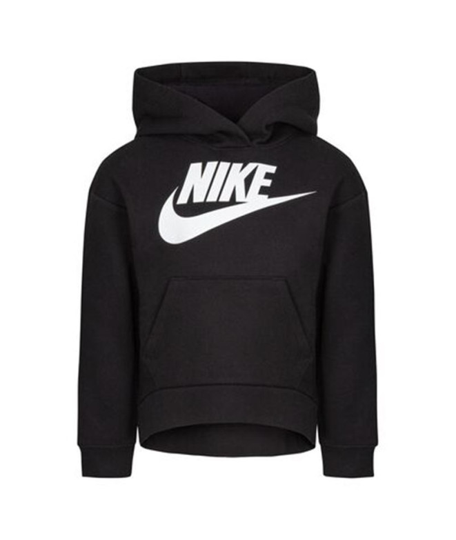 Sudadera Nike Club Fleece Hig Low Black