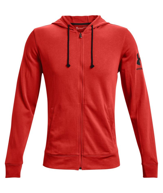Chaqueta Under Armour Rival Terry Man Red/Black
