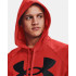 Sudadera con capucha Under Armour Fleece Rival Big Logo M Radiant Red