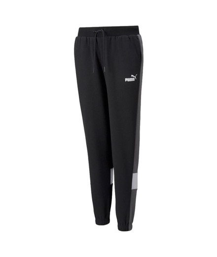 Pantalón largo Puma ESS+ Colorblock Boy Black