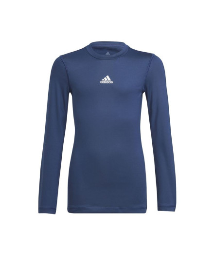 Camiseta manga larga de fútbol adidas Techfit Boys Navy