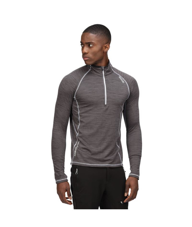 Camiseta Regatta Yonder Half-Zip M Dark grey
