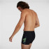 Bañador de Natación speedo Allover V Cut Aquashort M negro