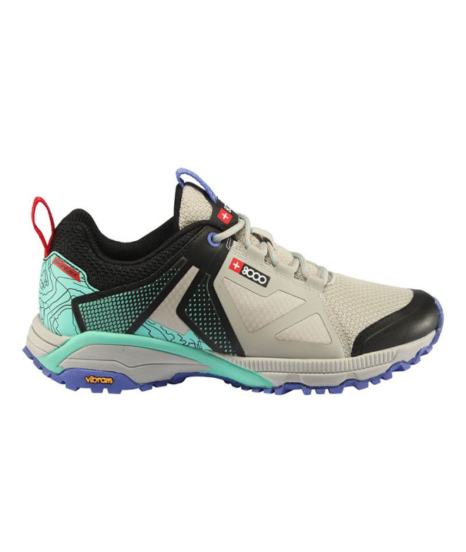 Zapatillas de Montaña +8000 Tabin Mujer Gris