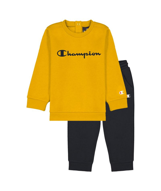 Conjunto Champion Crewneck Baby Yellow