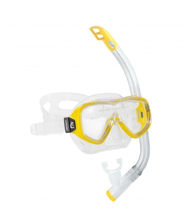 Kit de snorkel Cressi Sub Ondina VIP Amarillo...