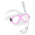 Kit de snorkel Cressi Sub Perla Junior Rosa (Perla + Minigringo)