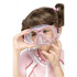 Kit de snorkel Cressi Sub Perla Junior Rosa (Perla + Minigringo)