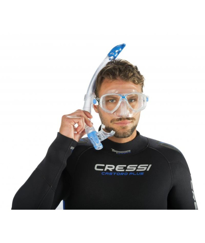 Kit de snorkel Cressi Sub Marea VIP Azul (Marea...
