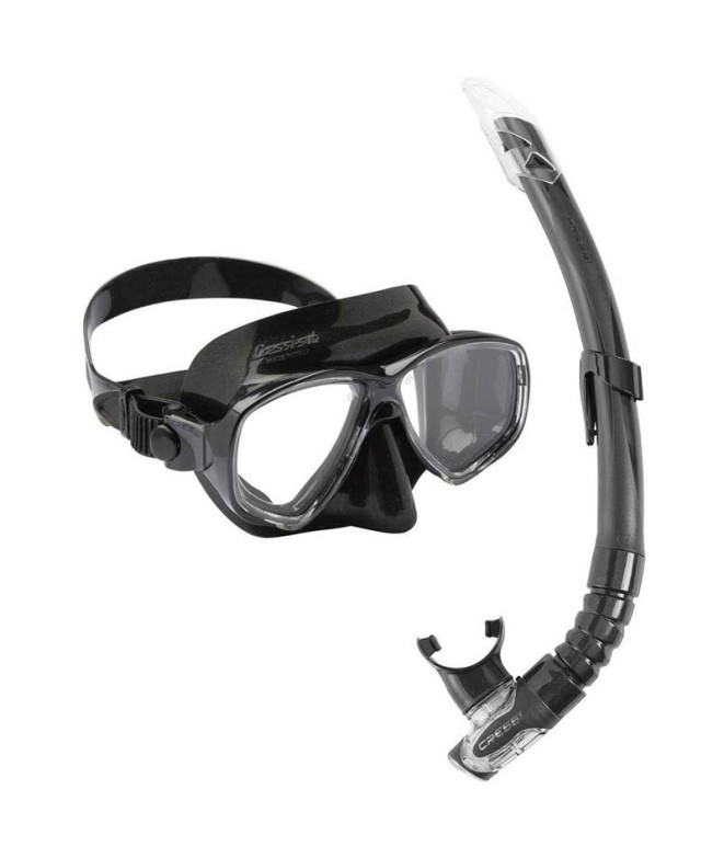 Kit de snorkel Cressi Sub Marea VIP Dark Negro...
