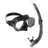 Kit de snorkel Cressi Sub Marea VIP Dark Negro (Marea + Gamma)