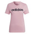 Camiseta adidas Loungewear Essentials Slim Logo W Pink