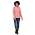 Sudadera polar Regatta Kizmit II Hooded Marl W Pink