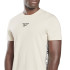 Camiseta de trainning Reebok Identity Tape M Beige