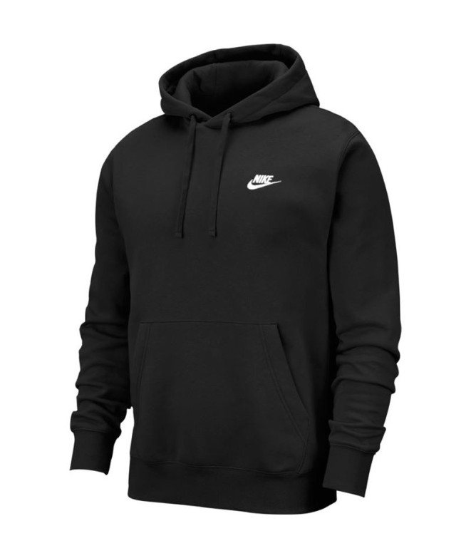 Sudadera Nike Sportswear Club Fleece Hombre Negro