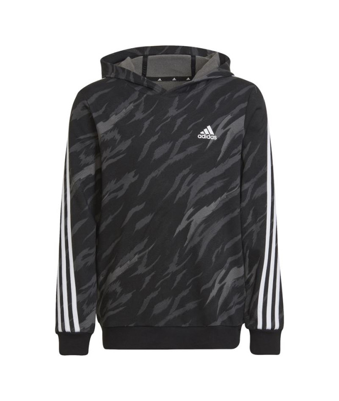 Sudadera adidas 3 Bandas Boys Black