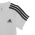 Conjunto adidas 3 Bandas Kids White