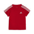 Conjunto adidas 3 Bandas Kids Red