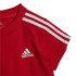 Conjunto adidas 3 Bandas Kids Red