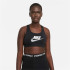 Sujetador deportivo Nike Dri-FIT Swoosh Grey
