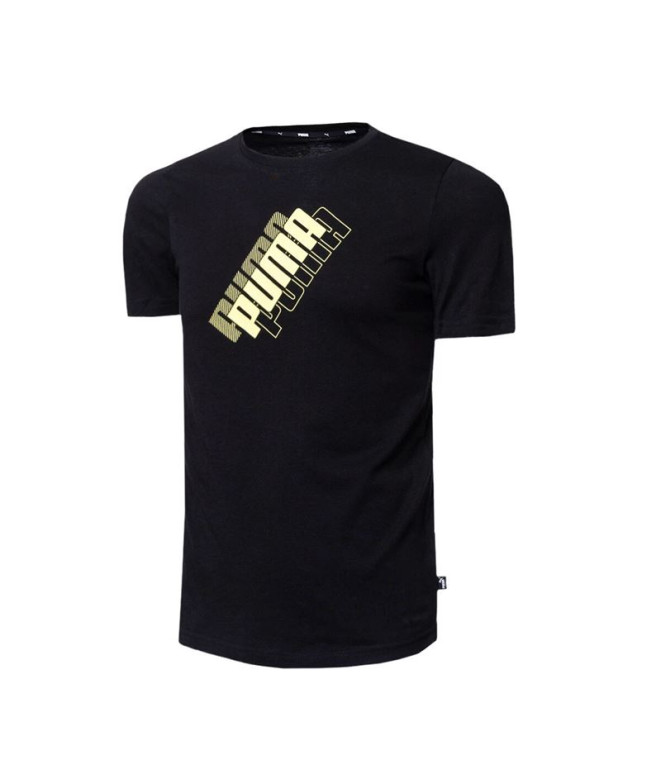 Camiseta Puma Power Logo Boys Black