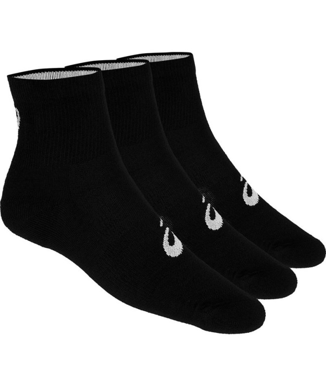 Calcetines cortos ASICS Quarter 3PPK Black