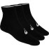Calcetines cortos ASICS Quarter 3PPK Black