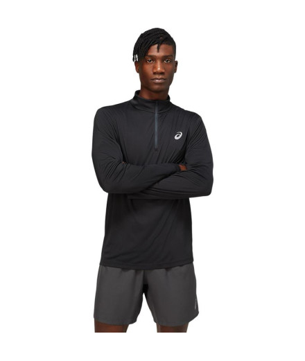 Camiseta ASICS Core 1/2 Cremallera M Black
