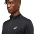 Camiseta ASICS Core 1/2 Cremallera M Black