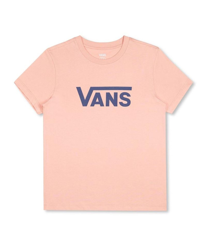 Camiseta Vans Drop V SS Crew-B W Peach