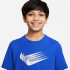 Camiseta Nike Sportswear Kids Blue