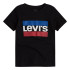 Camiseta Levi's Logo Jr Black