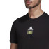 Camiseta de tenis adidas Aeroready Paris Graphic Black M