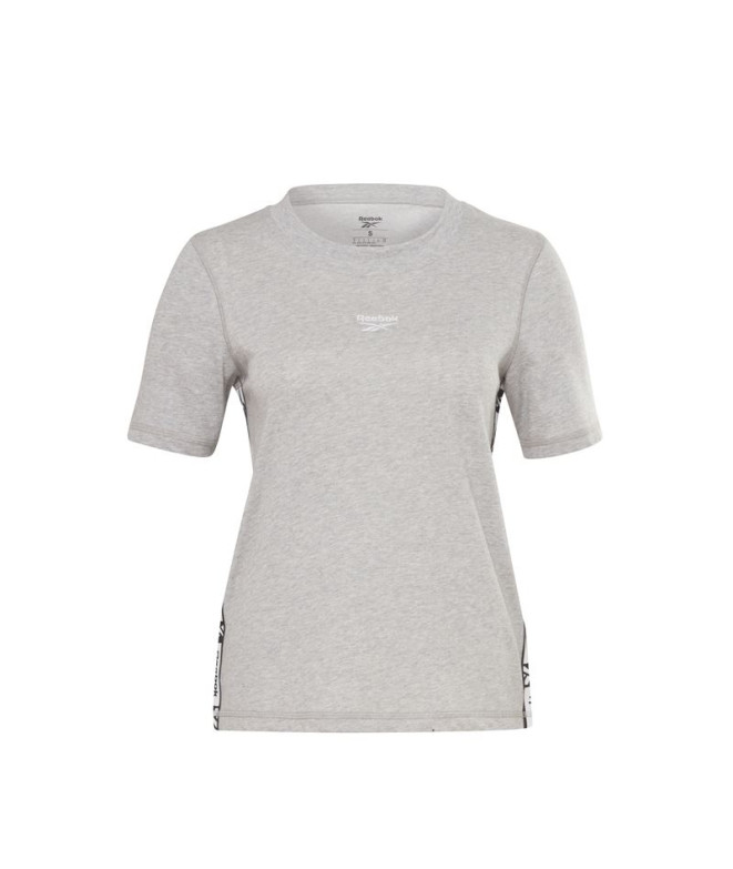 Camiseta de trainning Reebok Tape Pack W Grey