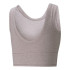 Top de fitness Puma Studio Yogini Luxe Crop Tank W Violet