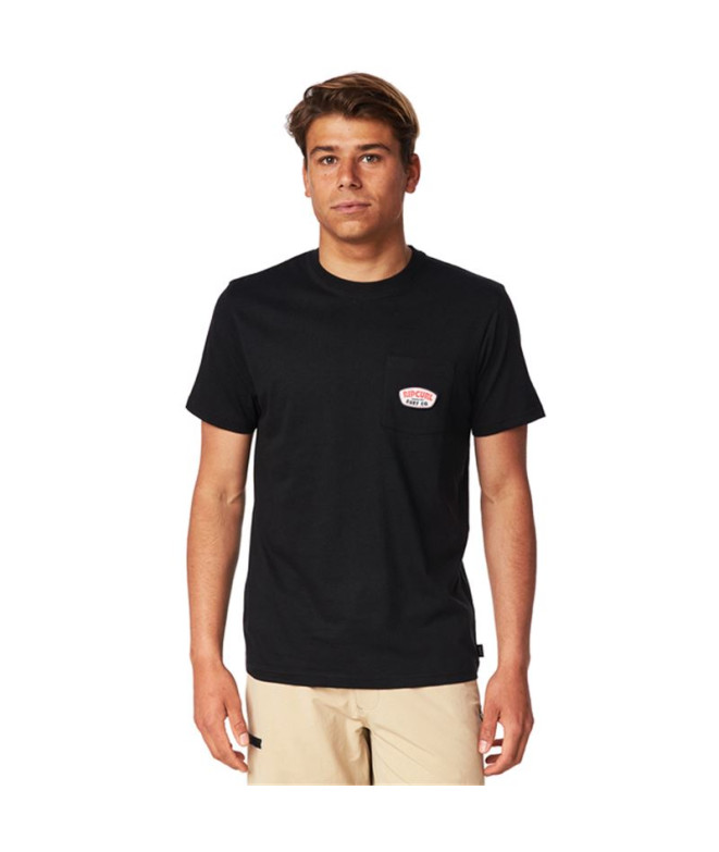 Camiseta Rip Curl Badge M Black