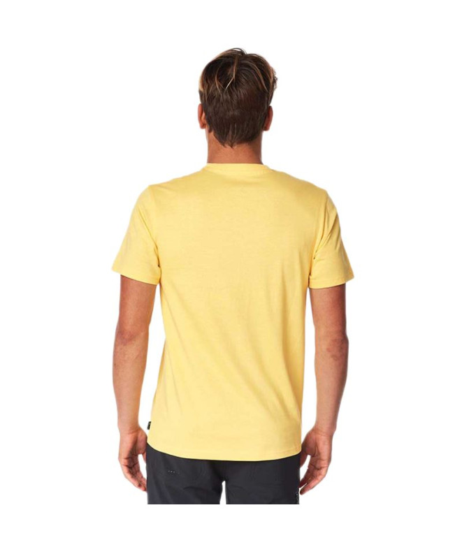 Camiseta Rip Curl Badge M Yellow