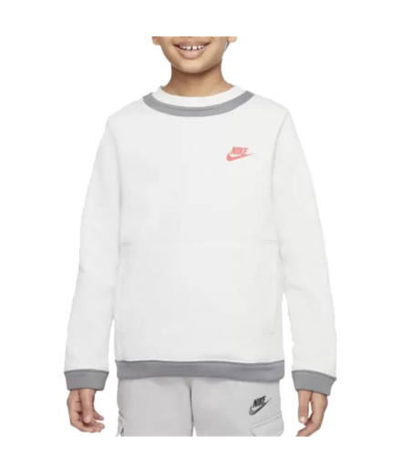 Sudadera Nike Amplify Boys White